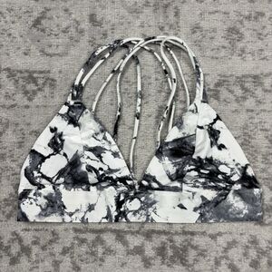 VICTORIA'S SECRET Bra PINK Marble Swirl Bralette Womens Gray White Size Medium